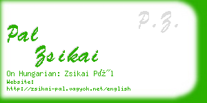 pal zsikai business card